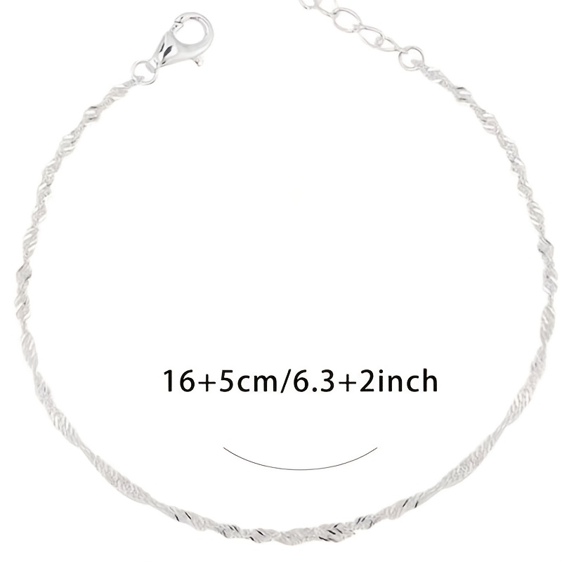 Boho Wave Bracelet and Anklet Set